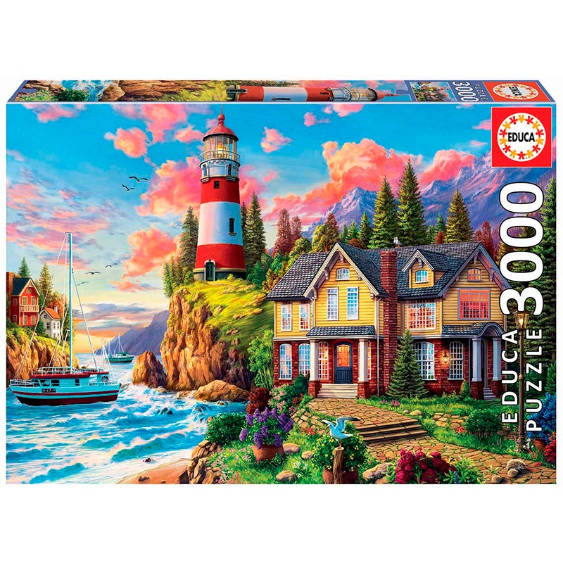 PUZZLE 3000P FARO CERCA DEL OC