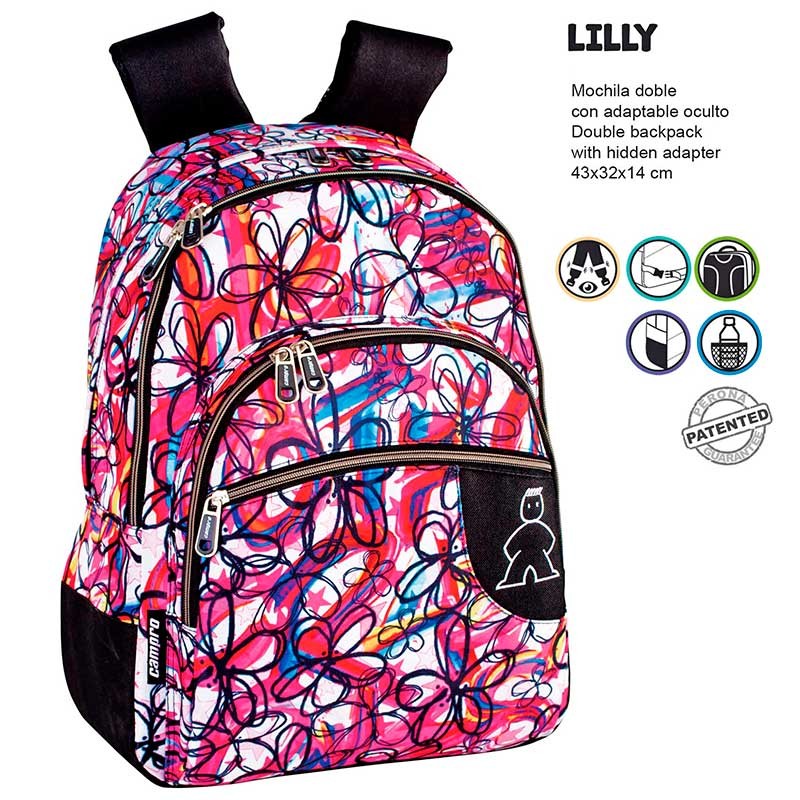 MOCHILA DOBLE CMP LILLY