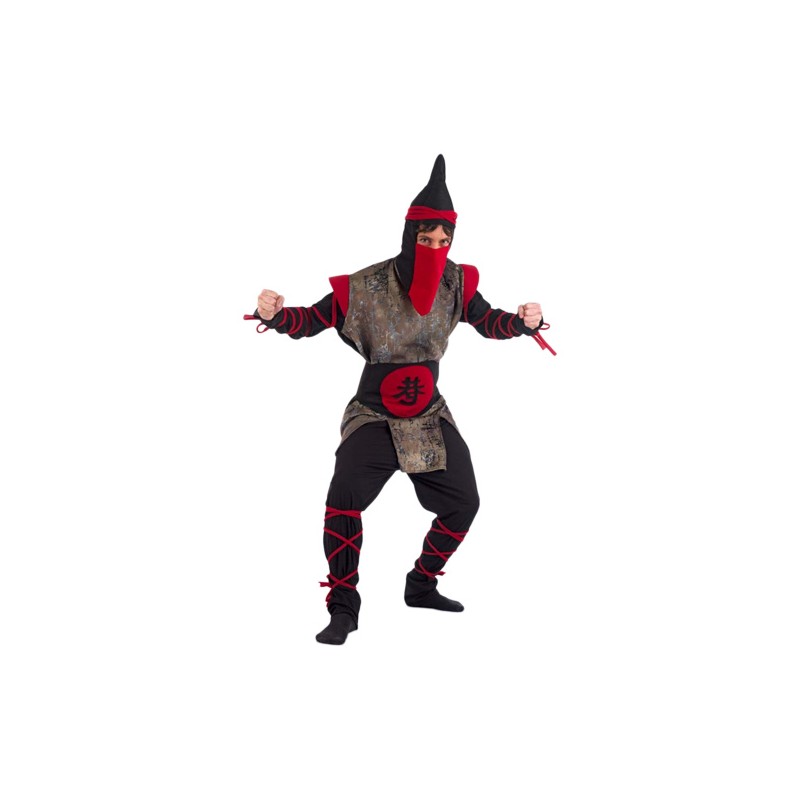 DISFRAZ GUERRERO NINJA T.XL