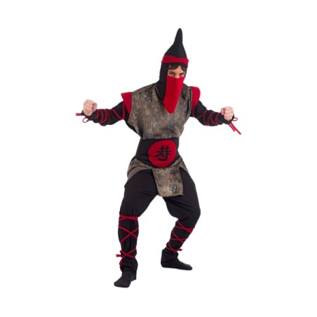 DISFRAZ GUERRERO NINJA T.XL