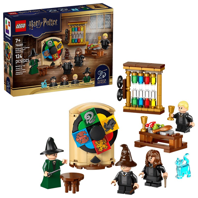 HARRY POTTER CASTILLO DE HOGWARTS CEREMONIA DEL SOMBRERO SELECCIONADOR