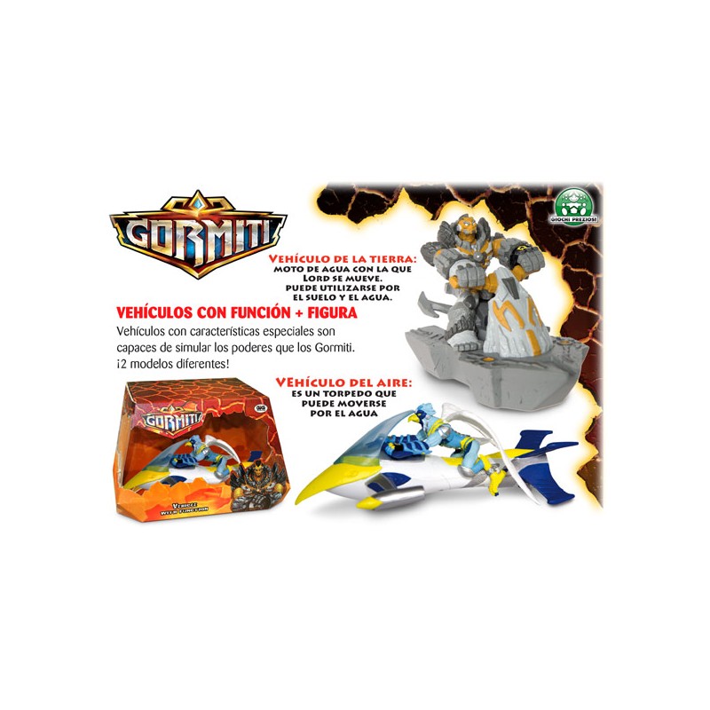 GORMITI VEHICULOS+FIGURA