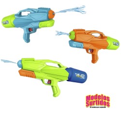PISTOLA DE AGUA 3 COLORES BOLS