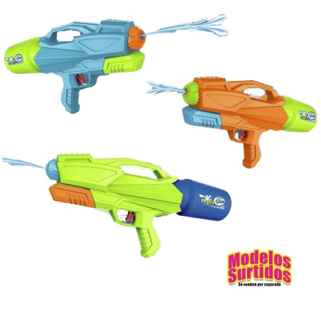 PISTOLA DE AGUA 3 COLORES BOLS