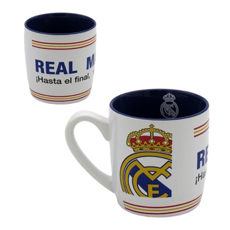 REAL MADRID TAZA AZUL BICOLOR