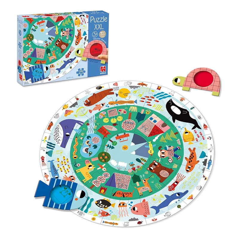 GOULA PUZZLE XXL DESCUBRE ANIM