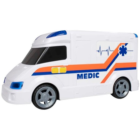 AMBULANCIA 42 cm CON LUZ y SON