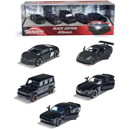 GIFTPACK 5 COCHES NEGROS