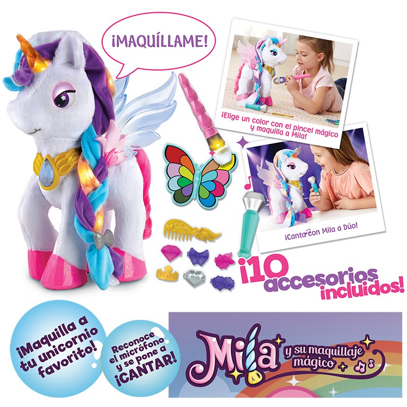 UNICORNIO MILA Y SU MAQUILLAJE
