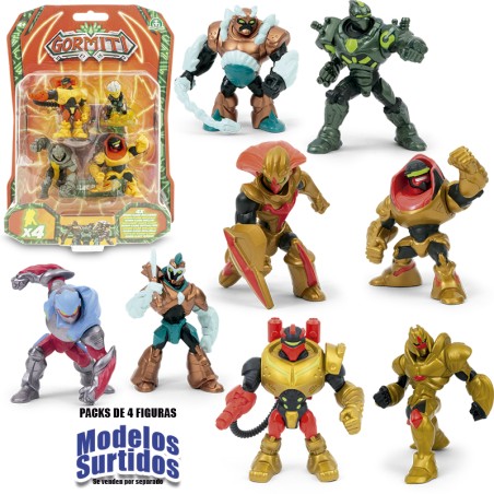 GORMITI S2 BLISTER 4 FIGURAS 5