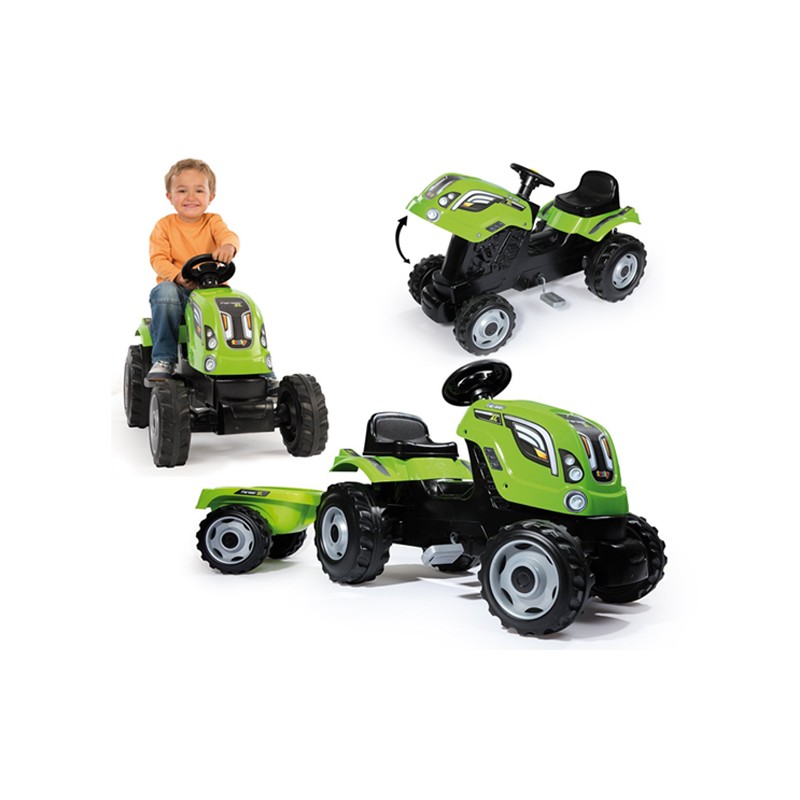 TRACTOR FARMER XL VERDE + REMO