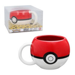TAZA CERAMICA POKEMON POKEBALL