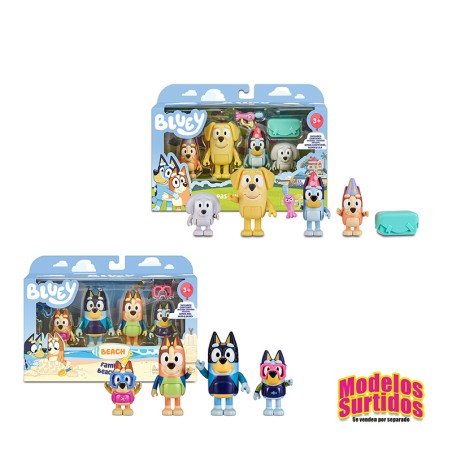 BLUEY PACK 4 FIGURAS ASST 3 S3