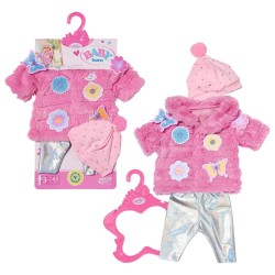 BABY BORN SET DE ABRIGO ROSA 4