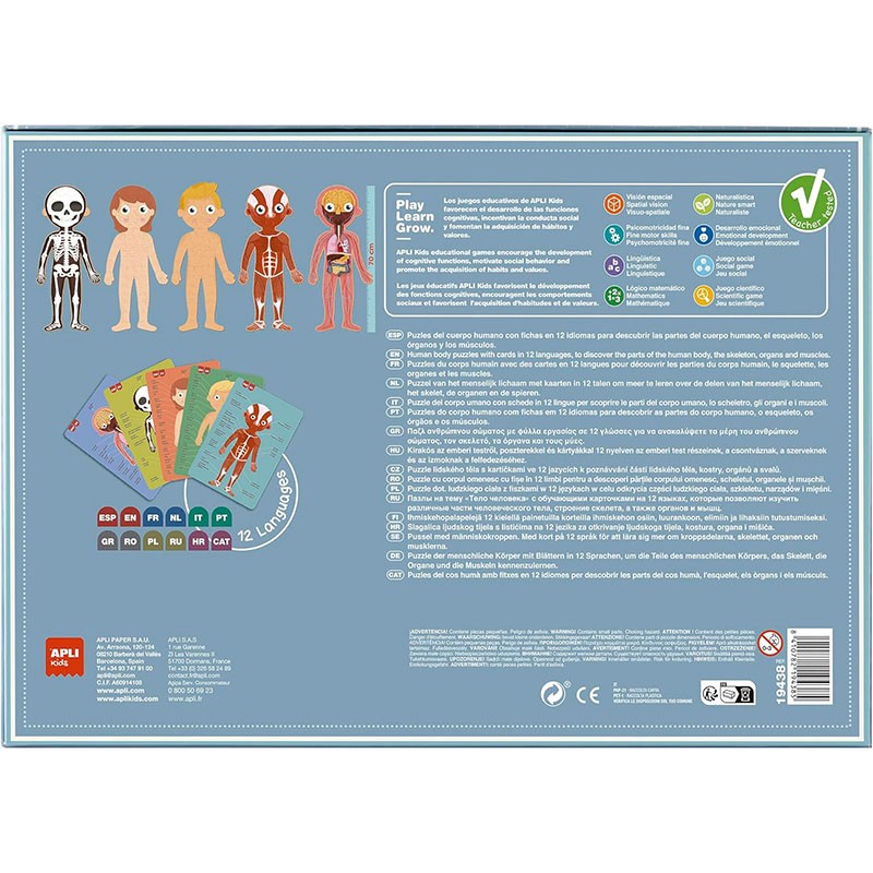 PUZZLE CUERPO HUMANO