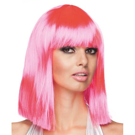 PELUCA DANCE NEON ROSA