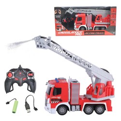 CAMION DE BOMBEROS RC LUZ Y SO