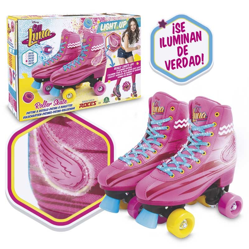 PATINES LUNA LIGHT UP ROLLER T