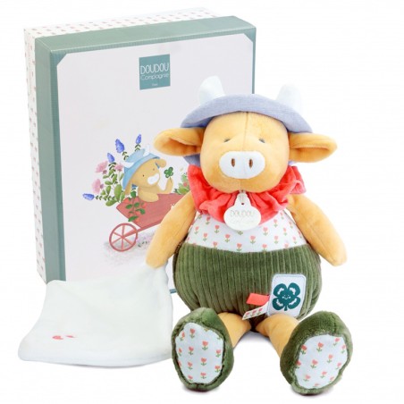DOUDOU PELUCHE VACA ANETH