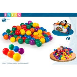 PACK 100 BOLAS MULTICOLOR 6,5