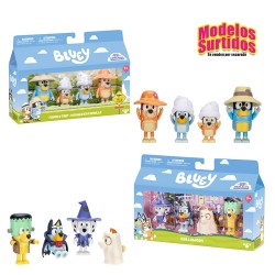 BLUEY PACK 4 FIGURAS
