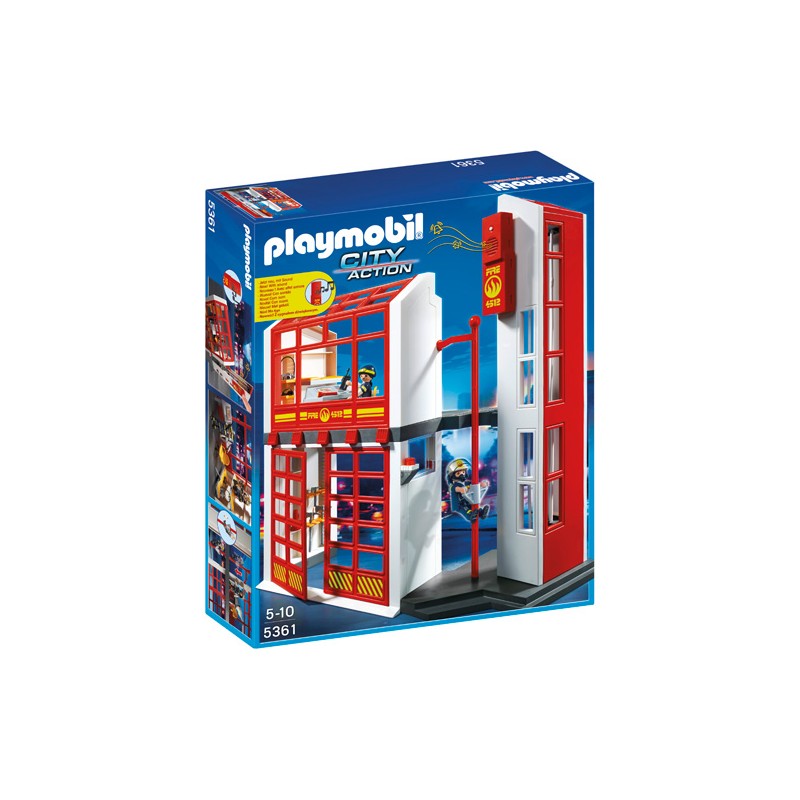 ESTACION DE BOMBEROS CON ALARM