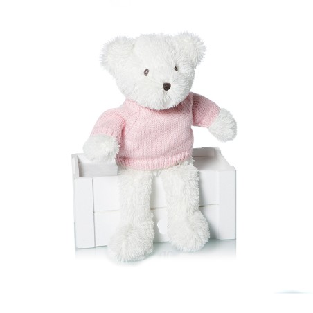 PELUCHE OSO TEDDY BLANCO CON J
