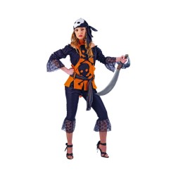 DISFRAZ AD.PIRATA MALVADA T.S
