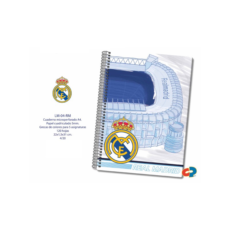 R.MADRID CUADERNO MICROPERF