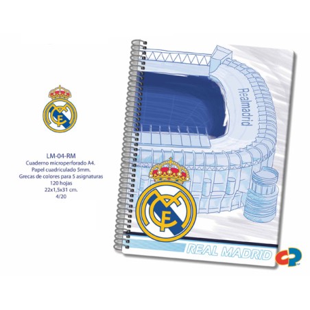 R.MADRID CUADERNO MICROPERF