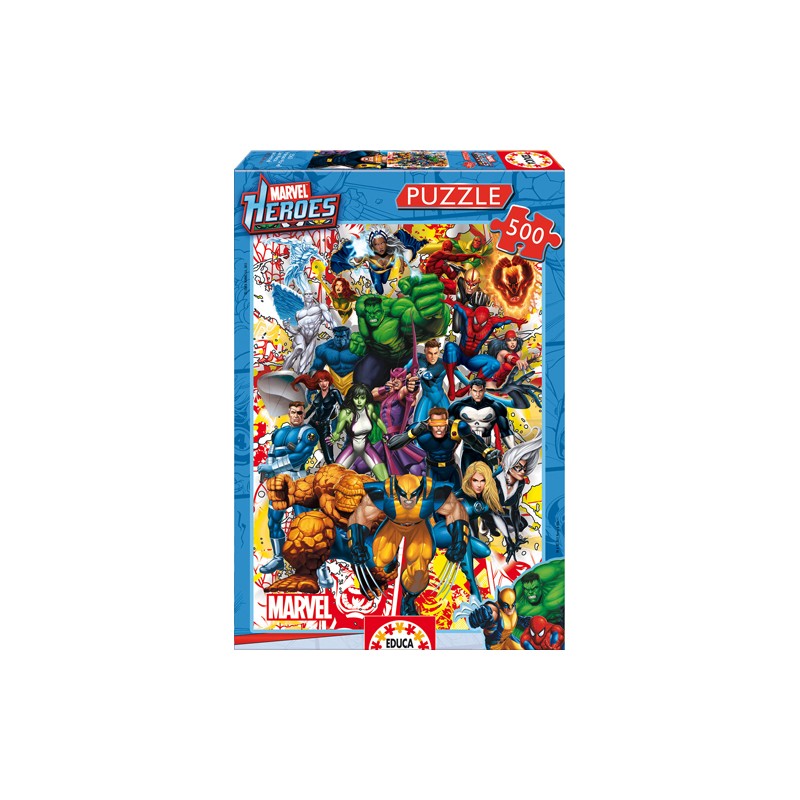 PUZZLE 500P HEROES MARVEL