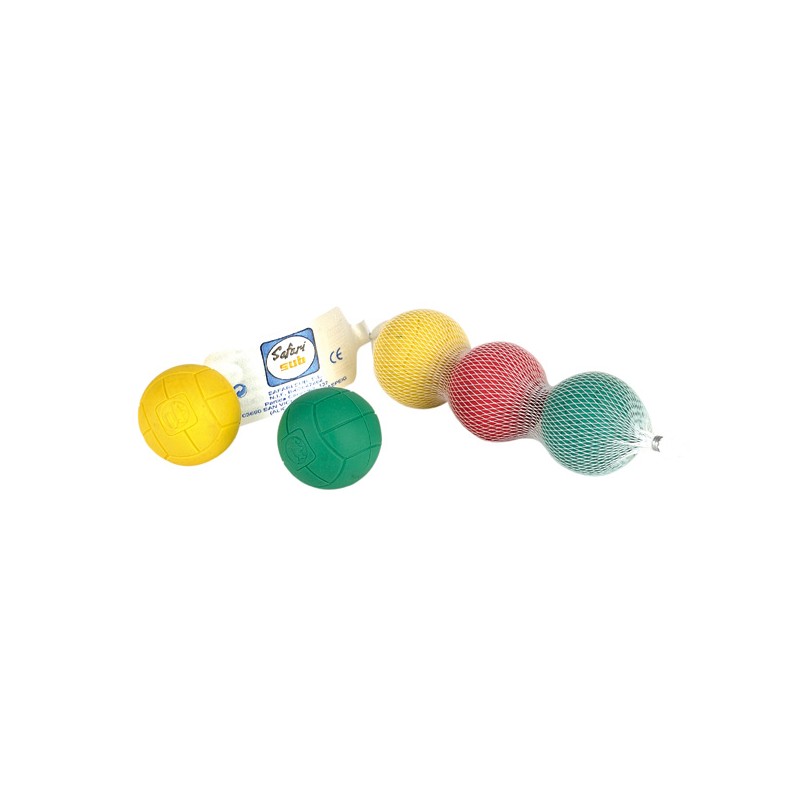 SET 3 PELOTAS CAUCHO MACIZAS