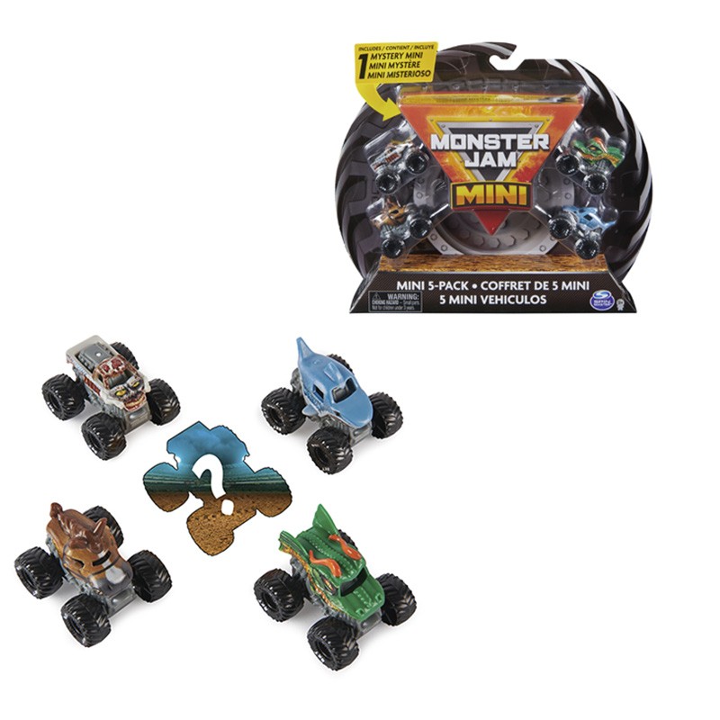 MONSTER JAM MINI 5PK