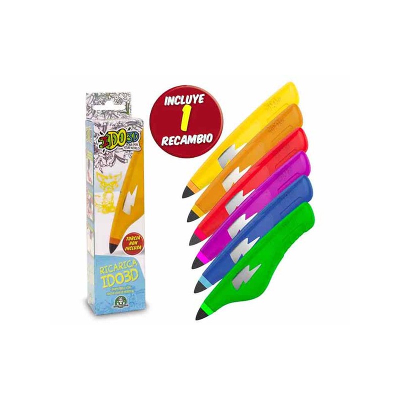 IDO 3 D VERTICAL RECAMBIO 6 CO