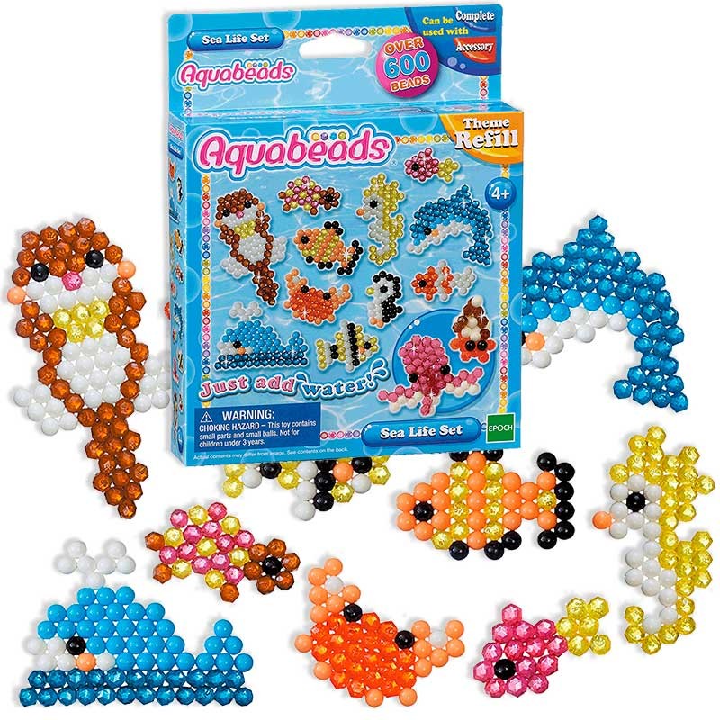 AQUABEDS SET ANIMALES DEL MUND