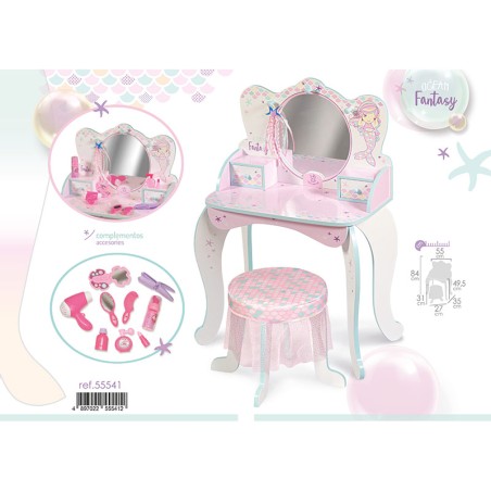 OCEAN TOCADOR DE MADERA CON TA