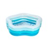 PISCINA HINCHABLE TRANSPARENTE 185X180X53CM 460L