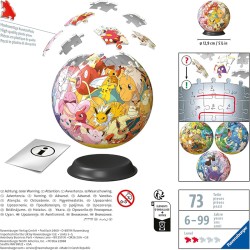 PUZZLE 3D BALL 72P POKEMON