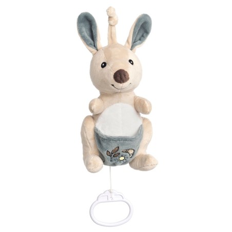PELUCHE MUSICAL CANGURO AZUL