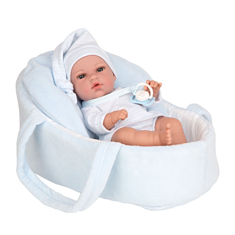 MUÑECA 33 CM NATAL AZUL CAPAZ