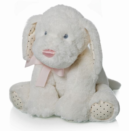 BABY PERRITO LAZO ROSA 22 CM