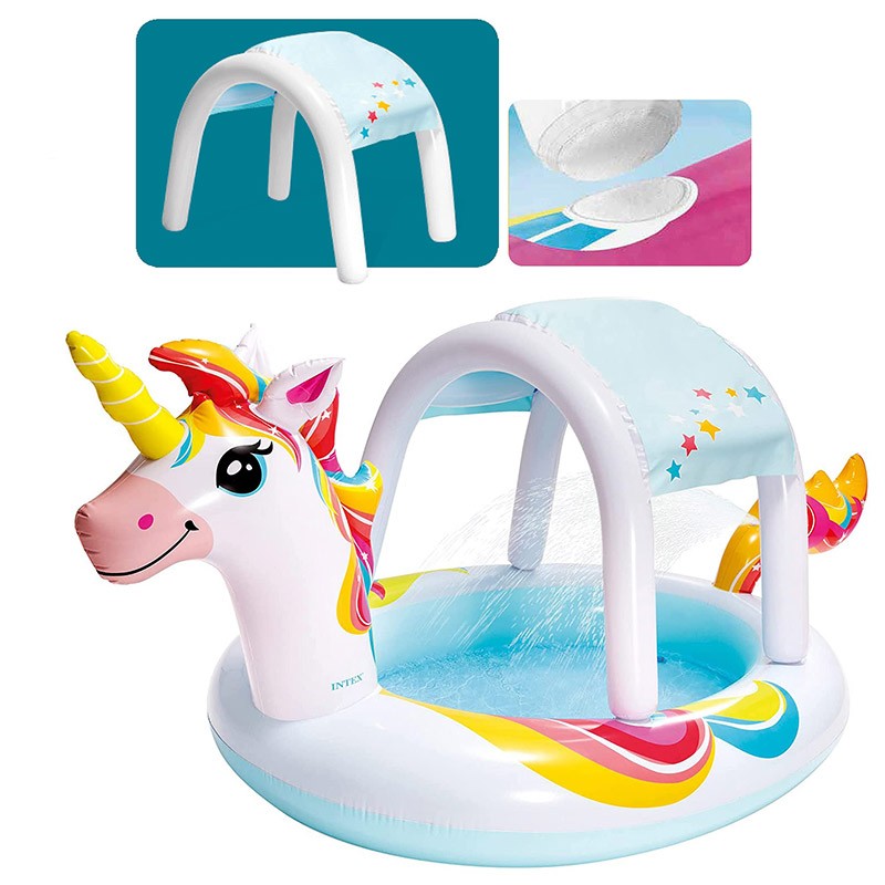 PISCINA CON DUCHA+TOLDO UNICOR