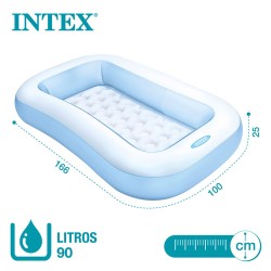 PISCINA HINCHABLE INTEX RECTAN