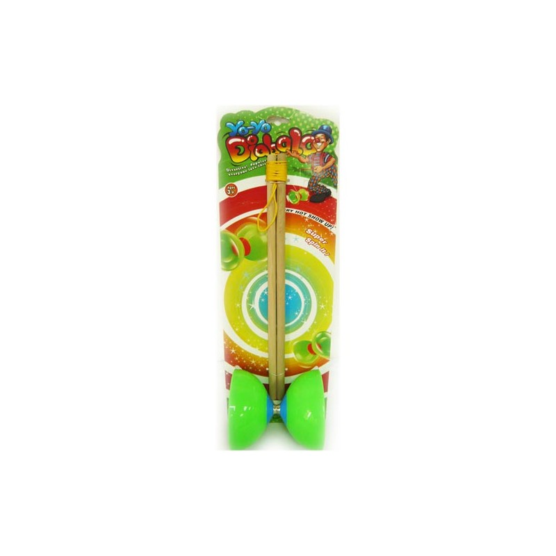 JUEGO DE DIABOLO PALO DE MADER