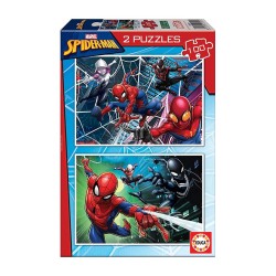 PUZZLE 2x100P SPIDER-MAN