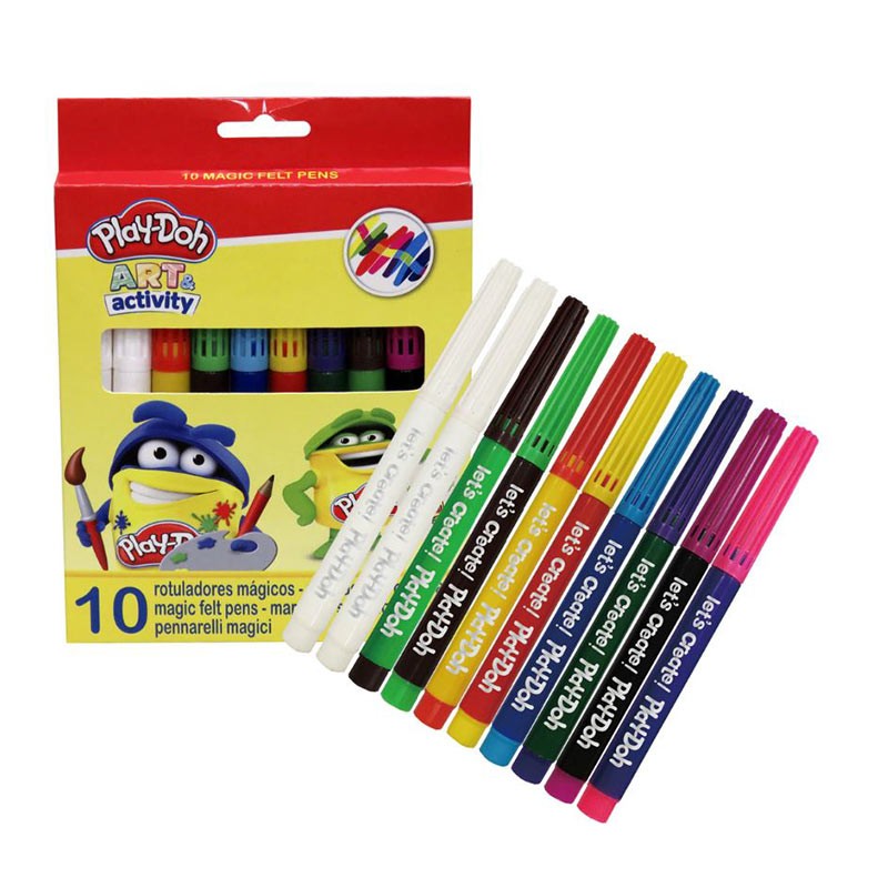 PLAYDOH 10 ROTULADORES MAGICOS