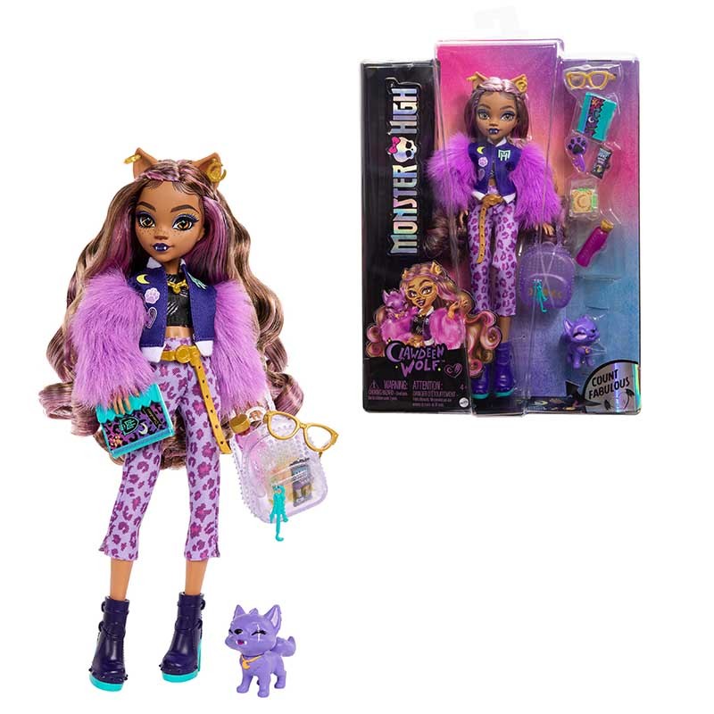 MONSTER HIGH MUÑECA CLAWDEEN W