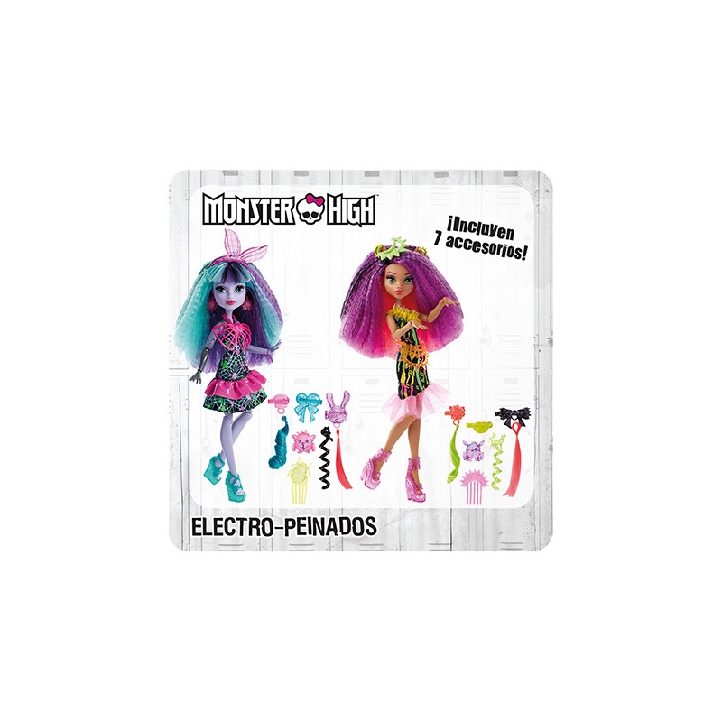 MONSTER HIGH ELECTRO PEINADOS