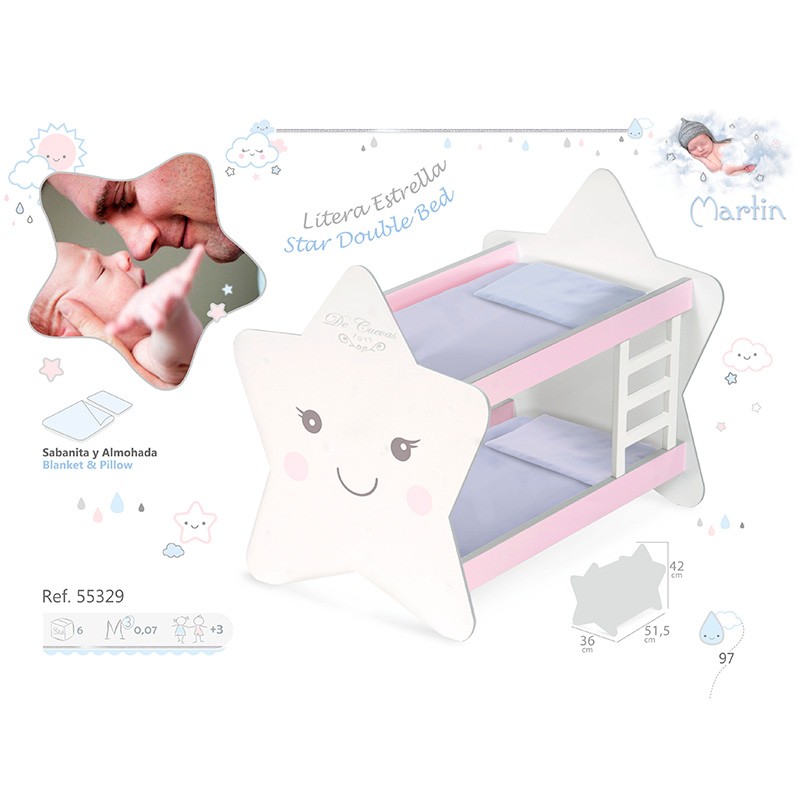 MARTIN LITERA ESTRELLA MADERA