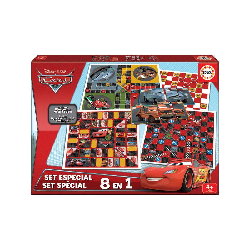 EDUCA SET ESPECIAL 8 EN 1 CARS